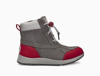 UGG Turlock Weather Big Kids Boots Charcoal/ Deep Grey - AU 361UE